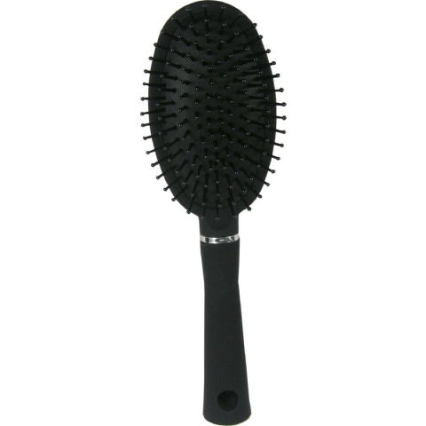 Haarborstel Ovaal Groot Zwart