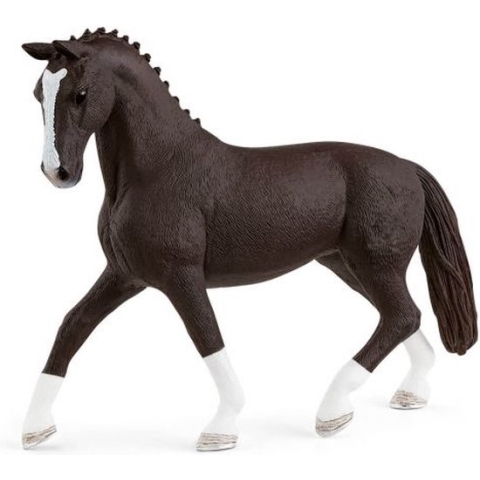 schleich HORSE CLUB - Hannover merrie, zwart - Speelfiguur - Kinderspeelgoed voor Jongens en Meisjes - 5 tot 12 jaar - 13927