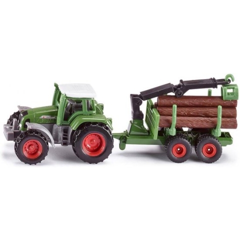 SIKU 1645 Tractor met Aanhanger