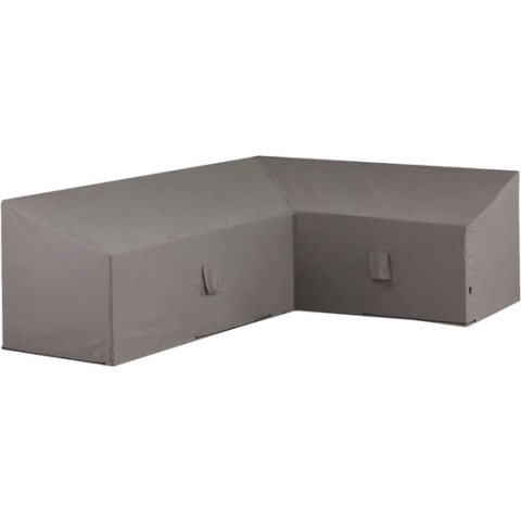 Madison Loungesethoes rechts 270x210x90 cm grijs