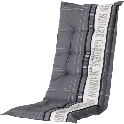 Madison tuinkussen hoog Madison garden 123x50 cm - grijs