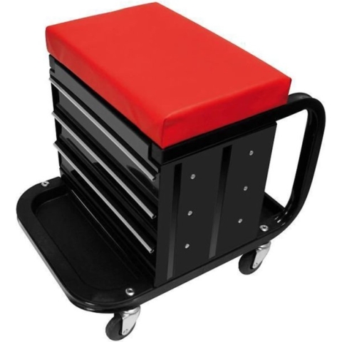 LuxeLivin' - gereedschapskarretjes met zitje 580526