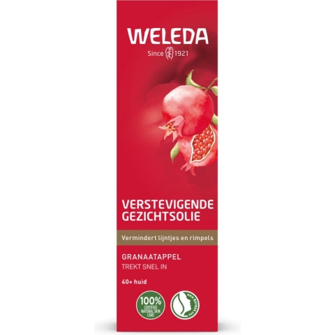 WELEDA - Verstevigende Gezichtsolie - Granaatappel & Maca - 30ml - 100% natuurlijk