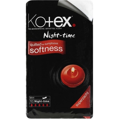 Kotex® Maxi Maandverband Night 10 stuks