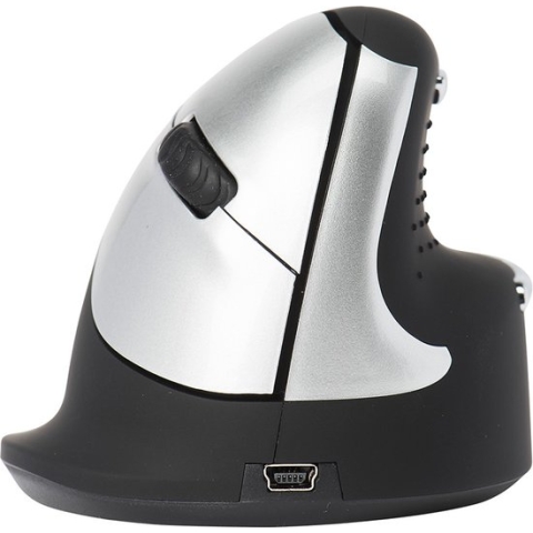 R-Go HE - Verticale Muis - Rechtshandig - Medium - Draadloos - Ergonomische Muis