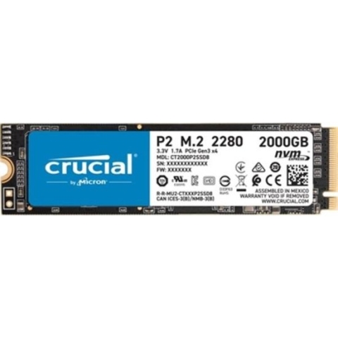 Hard Drive Crucial ‎CT2000P2SSD8 SSD 2 TB M.2