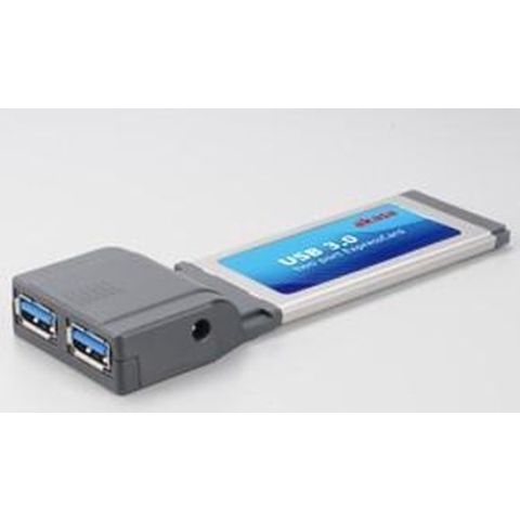 Akasa USB 3.0 Express card with 2 Super Speed USB 3.0 Ports for notebooks