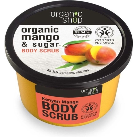 Organic Shop - Organic Mango & Sugar Body Scrub Peeling Do Ciała O Zapachu Mango - 250ML