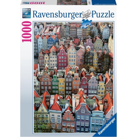 Ravensburger puzzel Gdansk, Polen - Legpuzzel - 1000 stukjes