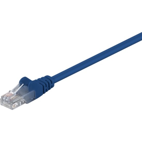 Wentronic CAT5E Netwerkkabel - RJ45 - Blauw - 3 m