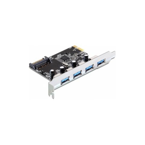 Delock 89297 4xUSB3.0  PCI-E kaart