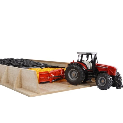 Kids Globe mega sleufsilo tractoren hout