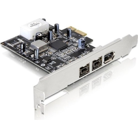DeLOCK FireWire 400/800 PCI Express kaart - 1x 6-pins + 2x 9-pins