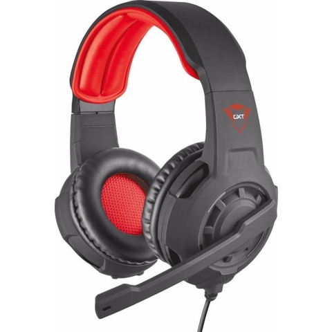 Trust GXT 310 Radius - Gaming Headset - PS4, PS5 en PC - Zwart/Rood