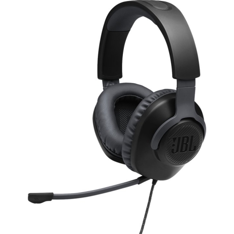 JBL Quantum 100 Zwart - Gaming Headphone - Bedraad - Over Ear - PS4/PS5, PC, Xbox & Nintendo Switch