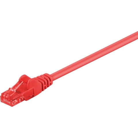 Wentronic CAT6 Netwerkkabel - RJ45 - Rood - 1 m