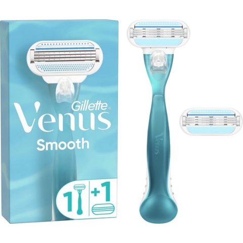 Gillette Venus Smooth Scheersysteem Voor Vrouwen + 1 Navulmesje - Scheermes