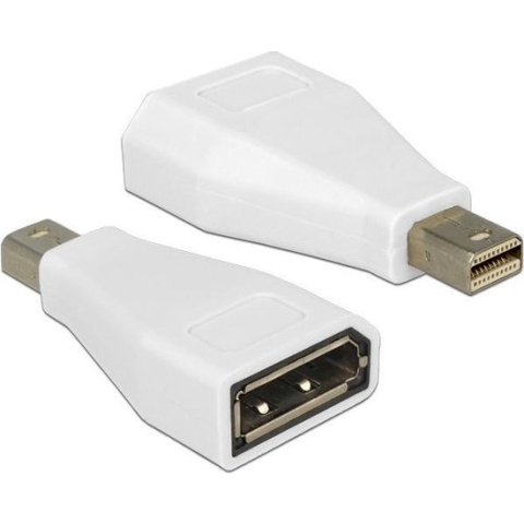 Delock - Mini DisplayPort - DisplayPort Adapter - Wit