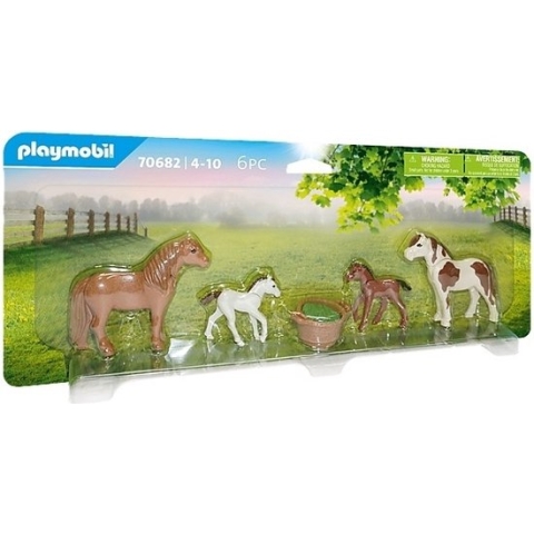 PLAYMOBIL Country Pony's met veulens - 70682