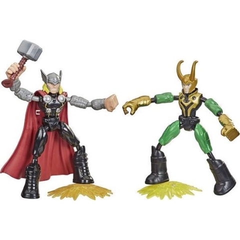 Marvel Avengers Bend N Flex Thor vs Loki - Speelfiguur