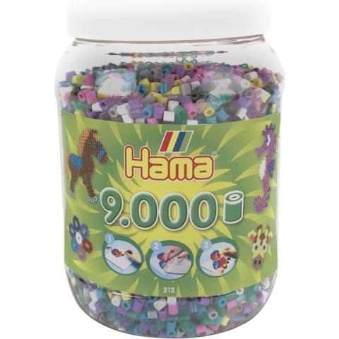 Hama Strijkkralen in Pot 9000 Stuks