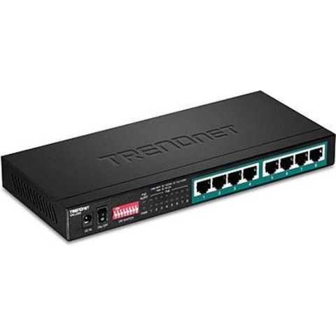 Trendnet TPE-LG80 netwerk-switch Unmanaged Gigabit Ethernet (10/100/1000) Power over Ethernet (PoE) Zwart