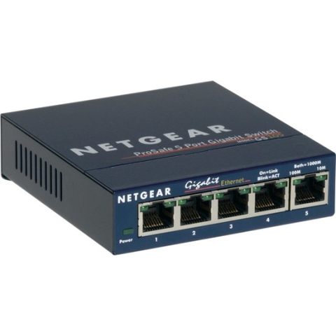 Netgear ProSAFE GS105 - Netwerk Switch - Unmanaged - 5 Poorten