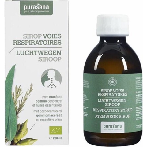 Purasana Puragem luchtwegen siroop /voies respiratoires bio (200ml)