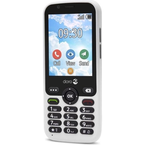 Doro 7010 4G White Smart Mobile Phone