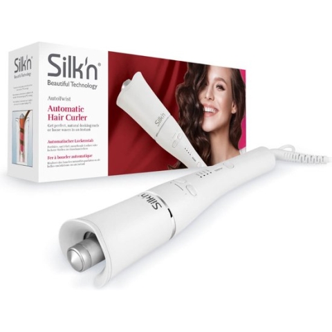 Silk'n Krultang - AutoTwist - Professionele en automatische krultang - 4 temperatuurinstellingen van 150 tot 210 °C - Wit