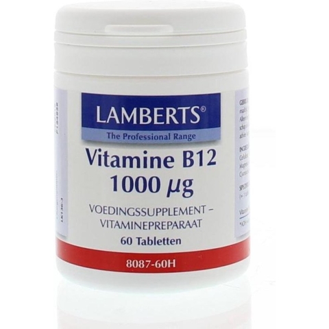 Lamberts Vitamine B12 1000µ - 60 Tabletten - Vitaminen
