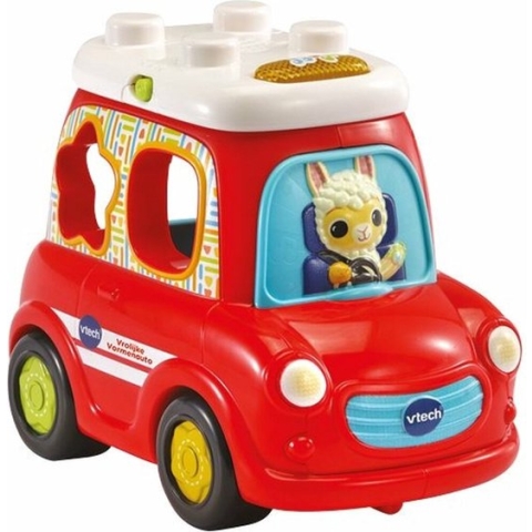 VTech Baby Vrolijke Vormenauto - Educatieve Speelgoed Auto - Activity Center - 1 tot 3 Jaar