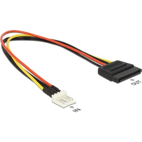 Floppy (m) - SATA (v) voedingskabel - 0,25 meter