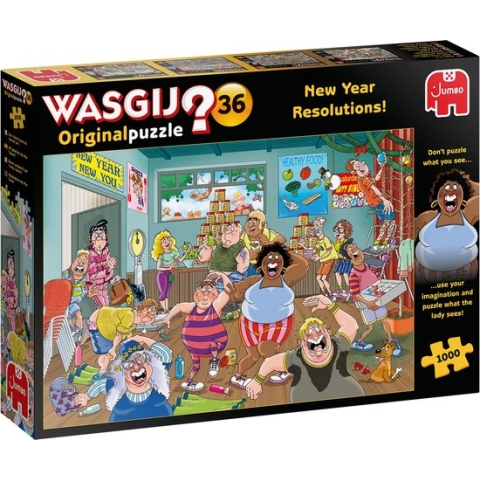 Wasgij Original 36 Goede Voornemens! puzzel - 1000 stukjes