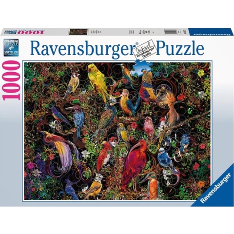 Ravensburger puzzel Schitterende vogels - Legpuzzel - 1000 stukjes