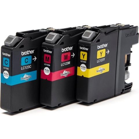Brother LC-123 - Inktcartridge / Geel / Magenta / Cyaan