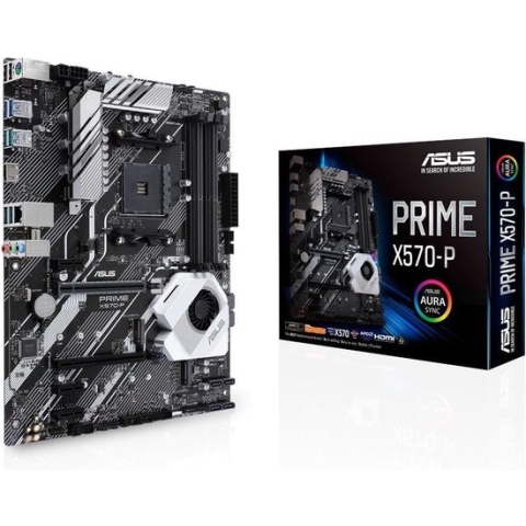 Asus Prime X570-P Moederbord Socket AMD AM4 Vormfactor ATX Moederbord chipset AMD® X570