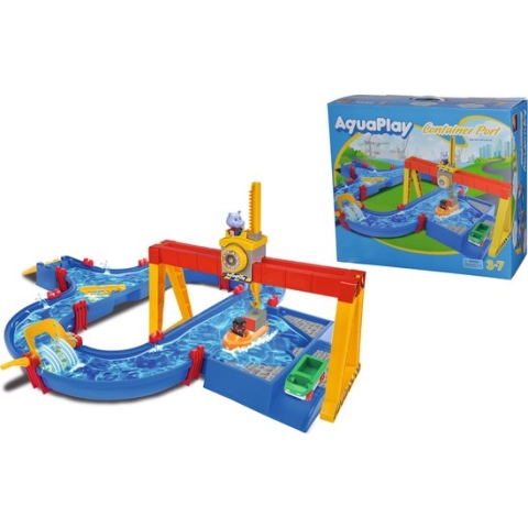 AquaPlay 1532 - ContainerPort - 104x90 cm - Vanaf 3 jaar - Waterbaan