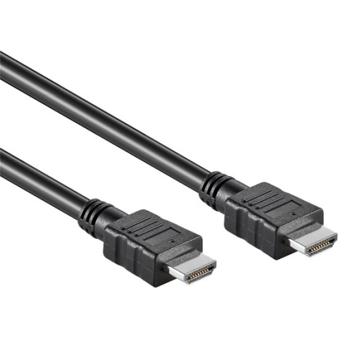 HDMI-Kabel Ethernet A - A St/St 0.50m zw goud