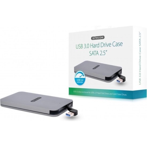 Sitecom MD-400 USB 3.0 HDD Case Sata 2.5 Fix.Cable