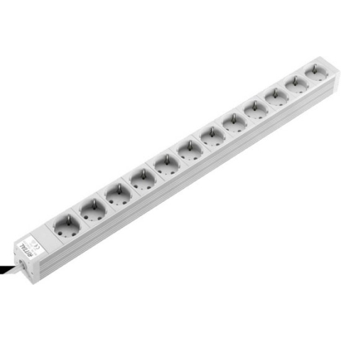 Rittal DK 7240.310 Stekkerdoos Twaalfvoudig Aluminium 1 stuk(s)