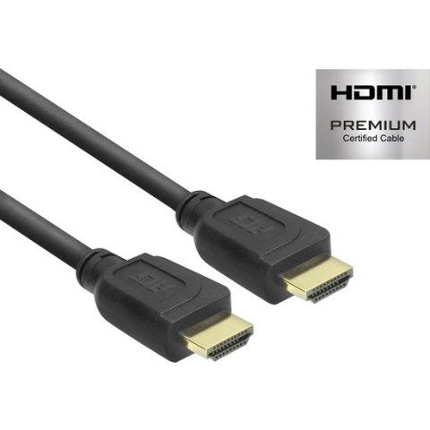 ACT 5 meter HDMI High Speed premium certified kabel v2.0 HDMI-A male - HDMI-A male AK3946