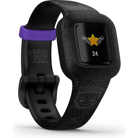 Garmin Vivofit Junior 3 - Activity tracker kinderen - Marvel Black Panther - Zwart