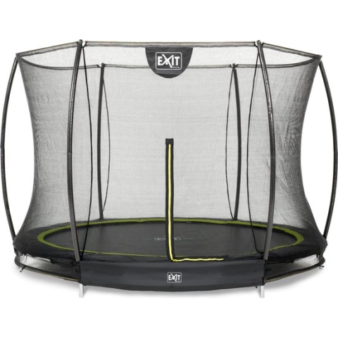 EXIT Silhouette inground trampoline rond ø244cm - zwart