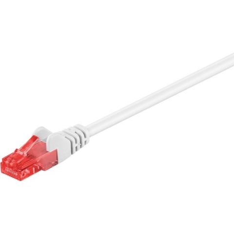 Wentronic CAT6 Netwerkkabel - RJ45 - Wit - 2 m