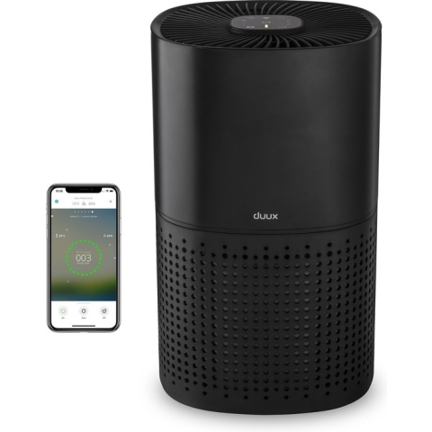 Duux Bright Smart Luchtreiniger - Luchtreiniger met HEPA filter en Ionisator - Air purifier met luchtkwaliteitssensor en indicator