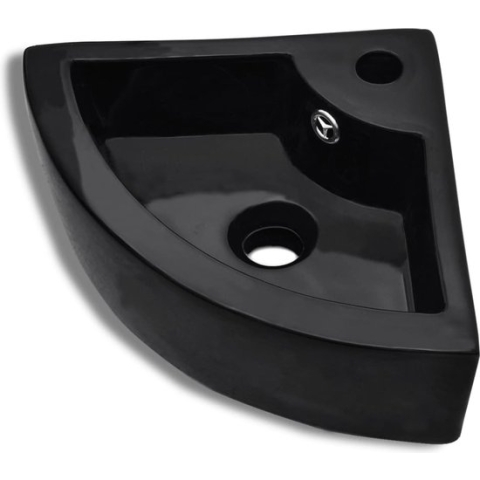 vidaXL-Wastafel-met-overloop-45x32x12,5-cm-zwart