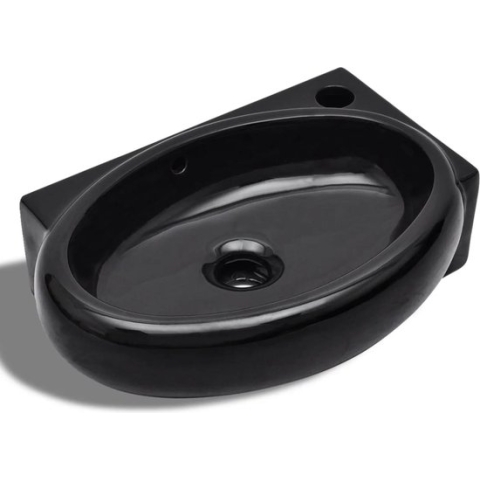 vidaXL-Wastafel-met-kraangat-en-overloop-rond-keramiek-zwart