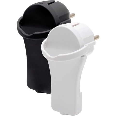 Brennenstuhl kwaliteit kunststof verlengkabel met platte stekker (verlengsnoer plat voor binnen met 3m kabel) wit