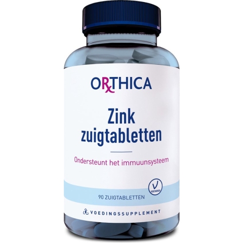 Orthica Zink Zuigtabletten (voedingssupplement) - 90 zuigtabletten